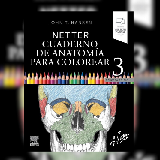 NETTER Cuaderno de Anatomía para Colorear